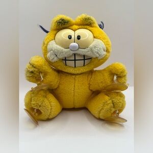Vintage Garfield ‘Stuck on You’ Suction Cup Plush Figure Toy 1981